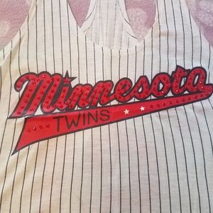 VS pink Twins Tank Top